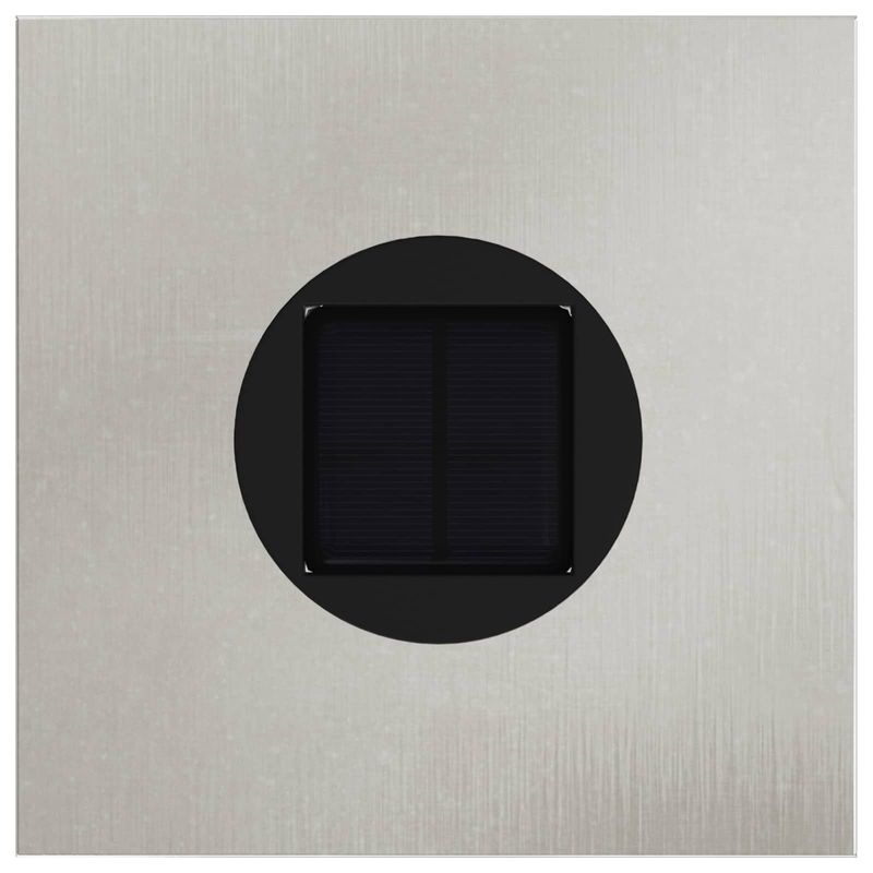 Casa si Gradina - Corpuri si surse de iluminat - Iluminat exterior - Felinare - Lumina LED Solara pentru Alei 2 pcs Otel inoxidabil - Infinity.ro