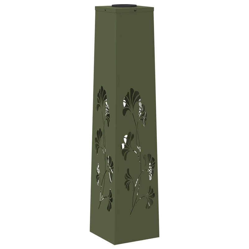Casa si Gradina - Corpuri si surse de iluminat - Iluminat exterior - Felinare - Lumina LED Solara pentru Alei 2 pcs Verde masliniu - Infinity.ro