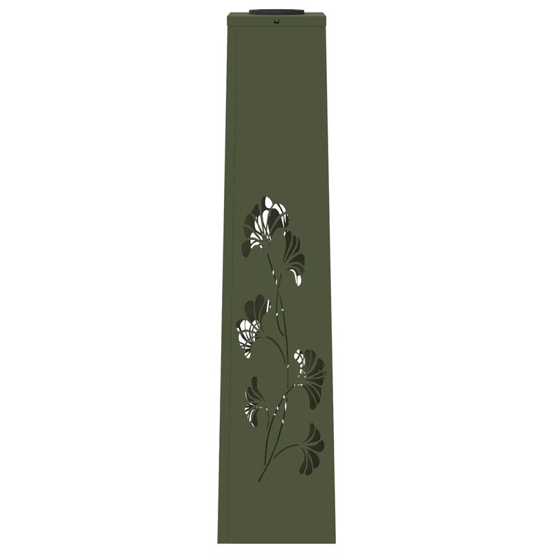 Casa si Gradina - Corpuri si surse de iluminat - Iluminat exterior - Felinare - Lumina LED Solara pentru Alei 2 pcs Verde masliniu - Infinity.ro