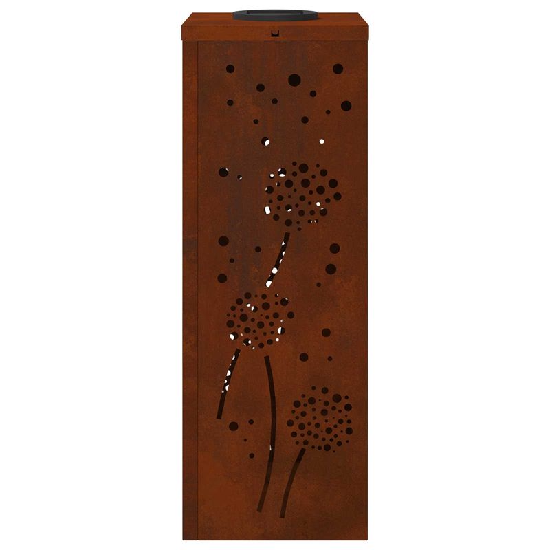 Casa si Gradina - Corpuri si surse de iluminat - Iluminat exterior - Felinare - Lumina LED Solara pentru Alei 2 pcs Otel Corten Otel Corten - Infinity.ro