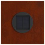 Casa si Gradina - Corpuri si surse de iluminat - Iluminat exterior - Felinare - Lumina LED Solara pentru Alei 2 pcs Otel Corten Otel Corten - Infinity.ro
