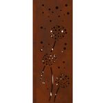 Casa si Gradina - Corpuri si surse de iluminat - Iluminat exterior - Felinare - Lumina LED Solara pentru Alei 2 pcs Otel Corten Otel Corten - Infinity.ro