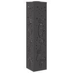 Casa si Gradina - Corpuri si surse de iluminat - Iluminat exterior - Felinare - Lumina LED Solara pentru Alei 2 pcs Negru Otel laminat la rece - Infinity.ro