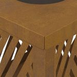 Casa si Gradina - Corpuri si surse de iluminat - Iluminat exterior - Felinare - Lumina LED Solara pentru Alei 2 pcs Otel Corten Otel Corten - Infinity.ro