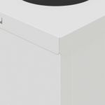 Casa si Gradina - Corpuri si surse de iluminat - Iluminat exterior - Felinare - Lumina LED Solara pentru Alei 2 pcs Alb Otel laminat la rece - Infinity.ro