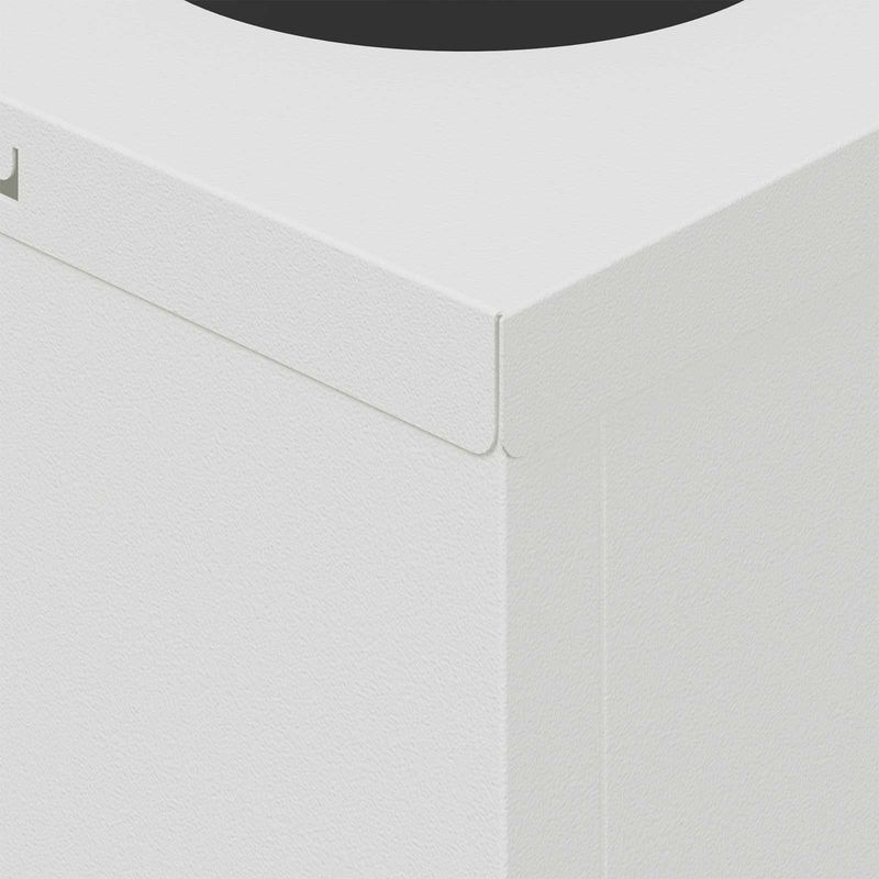 Casa si Gradina - Corpuri si surse de iluminat - Iluminat exterior - Felinare - Lumina LED Solara pentru Alei 2 pcs Alb Otel laminat la rece - Infinity.ro