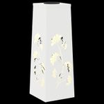Casa si Gradina - Corpuri si surse de iluminat - Iluminat exterior - Felinare - Lumina LED Solara pentru Alei 2 pcs Alb Otel laminat la rece - Infinity.ro
