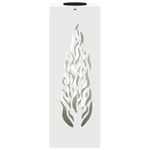 Casa si Gradina - Corpuri si surse de iluminat - Iluminat exterior - Felinare - Lumina LED Solara pentru Alei 2 pcs Alb Otel laminat la rece - Infinity.ro