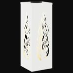 Casa si Gradina - Corpuri si surse de iluminat - Iluminat exterior - Felinare - Lumina LED Solara pentru Alei 2 pcs Alb Otel laminat la rece - Infinity.ro