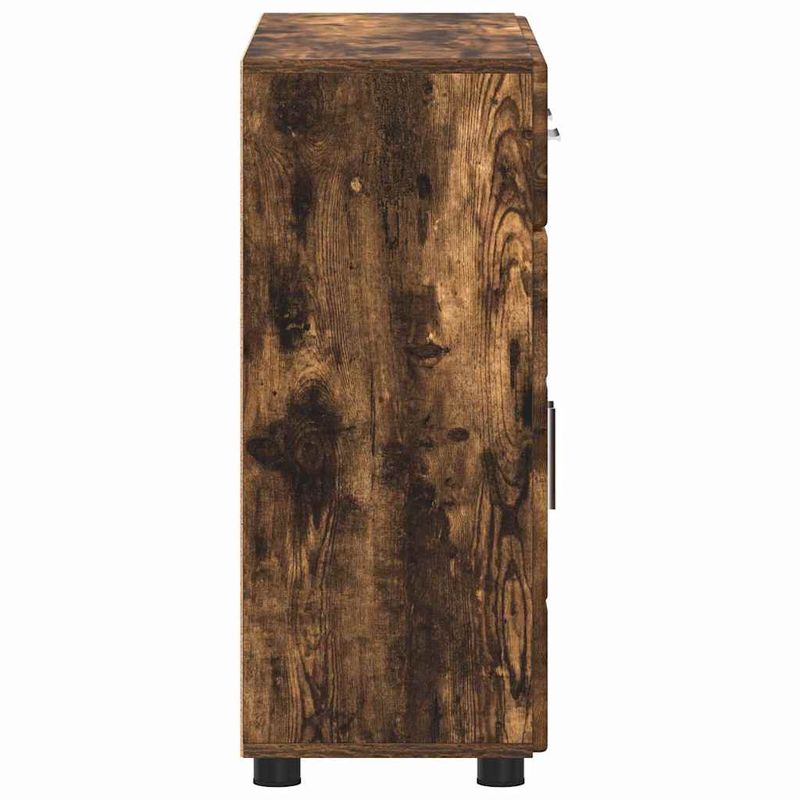Casa si Gradina - Mobilier - Seturi de mobilier - Seturi living - Bufet cu Raft Stejar fumuriu 88,5 x 30,5 x 73 cm Lemn compozit - Infinity.ro