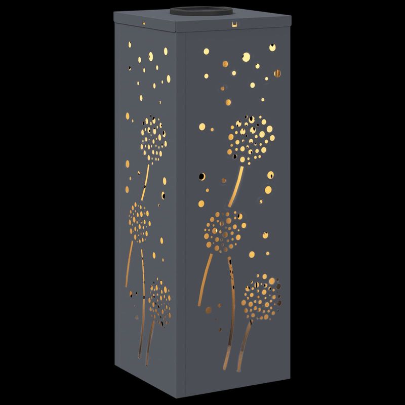 Casa si Gradina - Corpuri si surse de iluminat - Iluminat exterior - Felinare - Lumina LED Solara pentru Alei 2 pcs Antracit - Infinity.ro