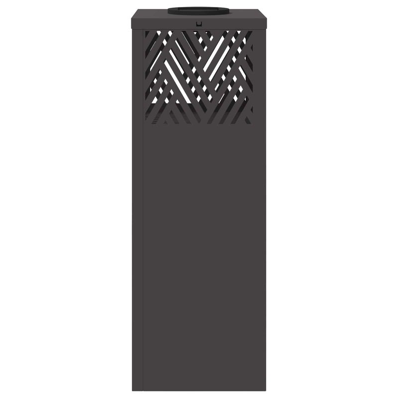 Casa si Gradina - Corpuri si surse de iluminat - Iluminat exterior - Felinare - Lumina LED Solara pentru Alei 2 pcs Negru Otel laminat la rece - Infinity.ro