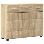 Casa si Gradina - Mobilier - Seturi de mobilier - Seturi living - Bufet cu Raft Stejar Sonoma 88,5 x 30,5 x 73 cm Lemn compozit - Infinity.ro