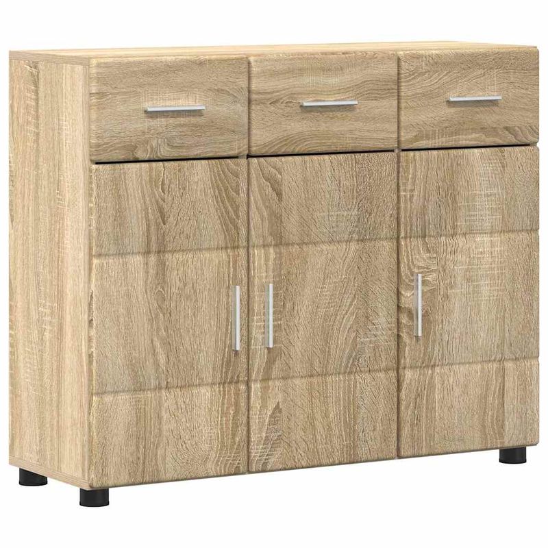 Casa si Gradina - Mobilier - Seturi de mobilier - Seturi living - Bufet cu Raft Stejar Sonoma 88,5 x 30,5 x 73 cm Lemn compozit - Infinity.ro