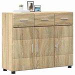 Casa si Gradina - Mobilier - Seturi de mobilier - Seturi living - Bufet cu Raft Stejar Sonoma 88,5 x 30,5 x 73 cm Lemn compozit - Infinity.ro