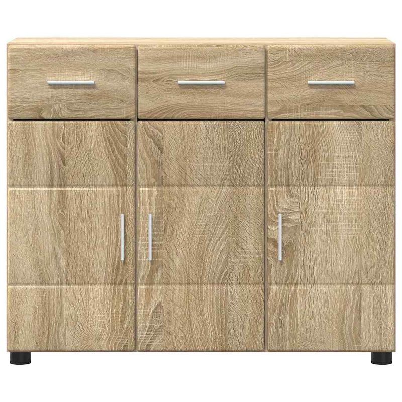 Casa si Gradina - Mobilier - Seturi de mobilier - Seturi living - Bufet cu Raft Stejar Sonoma 88,5 x 30,5 x 73 cm Lemn compozit - Infinity.ro