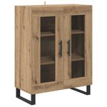 Casa si Gradina - Mobilier - Comode si corpuri - Comode - Bufet Stejar Artizanal 69,5 x 34 x 90 cm Lemn compozit - Infinity.ro