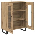 Casa si Gradina - Mobilier - Comode si corpuri - Comode - Bufet Stejar Artizanal 69,5 x 34 x 90 cm Lemn compozit - Infinity.ro