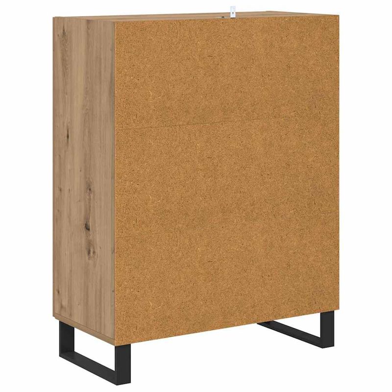 Casa si Gradina - Mobilier - Comode si corpuri - Comode - Bufet Stejar Artizanal 69,5 x 34 x 90 cm Lemn compozit - Infinity.ro