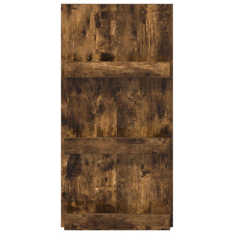 Casa si Gradina - Mobilier - Biblioteci si rafturi - Rafturi - Raft pentru reviste cu Raft Stejar fumuriu 51 x 11 x 102 cm - Infinity.ro