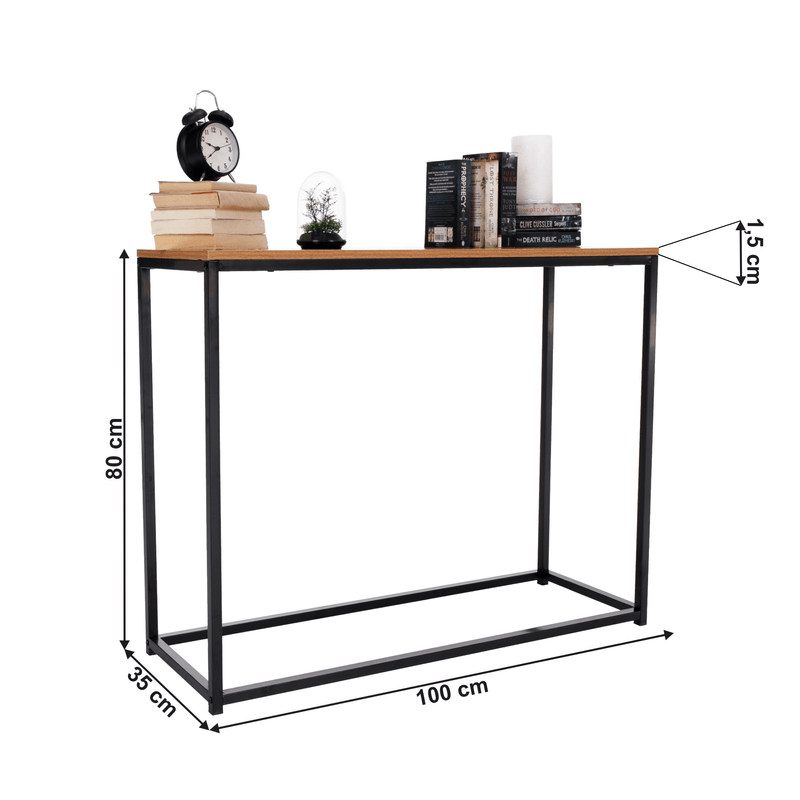 Casa si Gradina - Mobilier - Comode si corpuri - Console - Consola, neagra, KALISTO - Infinity.ro