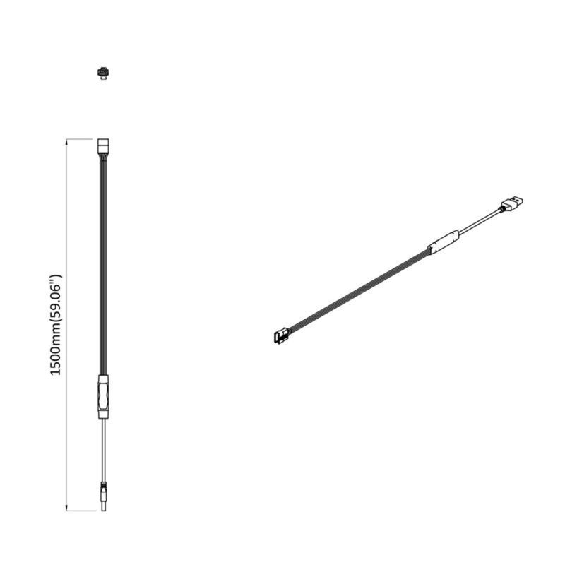 Casa si Gradina - Electrice - Cabluri electrice si conductori - Banda LED 4 pcs Negru si transparent 250 x 0,8 x 0,3 cm - Infinity.ro