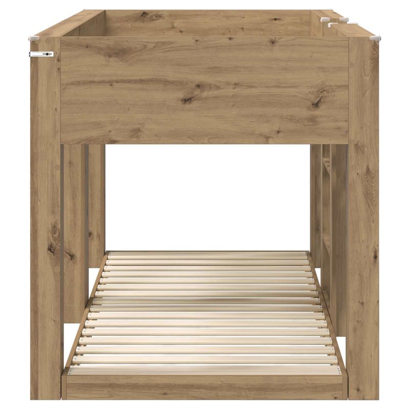 Casa si Gradina - Mobilier - Paturi si accesorii - Paturi - Pat Etajat pentru Copii Stejar Artizanal 75 x 190 cm - Infinity.ro