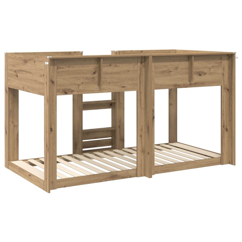 Casa si Gradina - Mobilier - Paturi si accesorii - Paturi - Pat Etajat pentru Copii Stejar Artizanal 75 x 190 cm - Infinity.ro