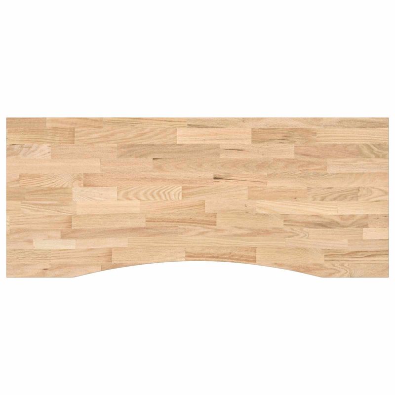 Casa si Gradina - Mobilier - Mese si birouri - Birouri - Birou Alb si Natural 120 x 60 cm Lemn de stejar masiv - Infinity.ro