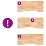 Casa si Gradina - Mobilier - Mese si birouri - Birouri - Birou Alb si Natural 120 x 60 cm Lemn de stejar masiv - Infinity.ro
