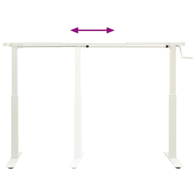 Casa si Gradina - Mobilier - Mese si birouri - Birouri - Birou Alb si Natural 120 x 60 cm Lemn de stejar masiv - Infinity.ro