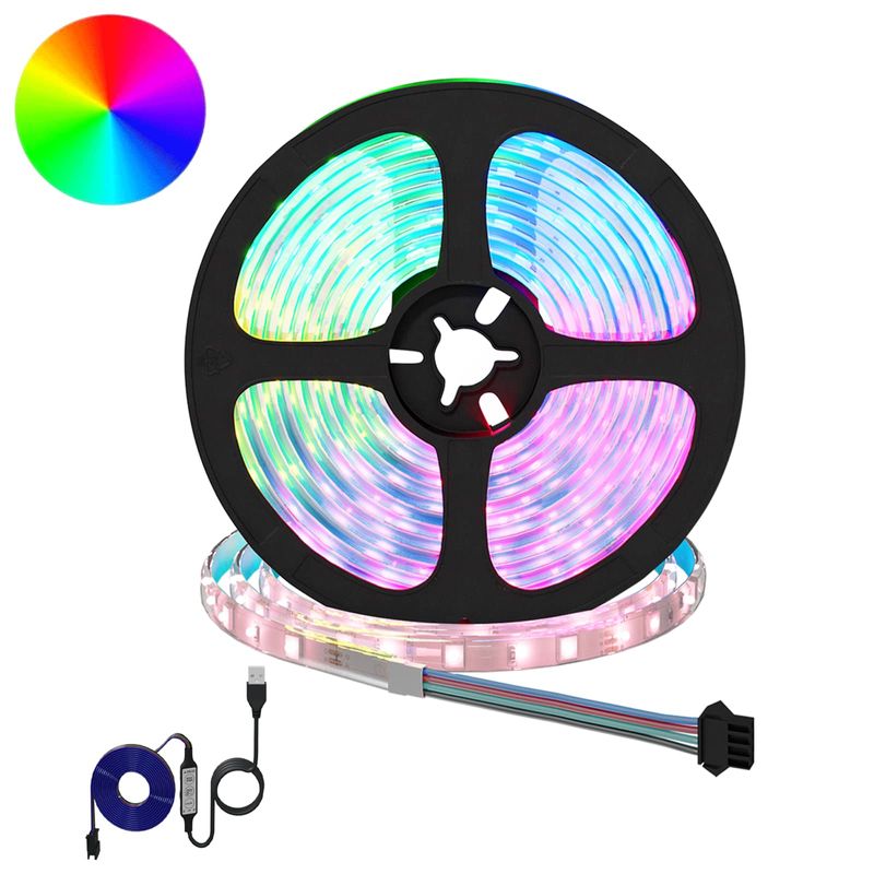 Casa si Gradina - Electrice - Cabluri electrice si conductori - Banda LED 4 pcs Negru si transparent 550 x 0,8 x 0,3 cm - Infinity.ro