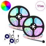 Casa si Gradina - Electrice - Cabluri electrice si conductori - Banda LED 4 pcs Negru si transparent 550 x 0,8 x 0,3 cm - Infinity.ro