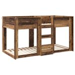 Casa si Gradina - Mobilier - Paturi si accesorii - Paturi - Pat Etajat pentru Copii Lemn vechi 80 x 200 cm Lemn compozit - Infinity.ro
