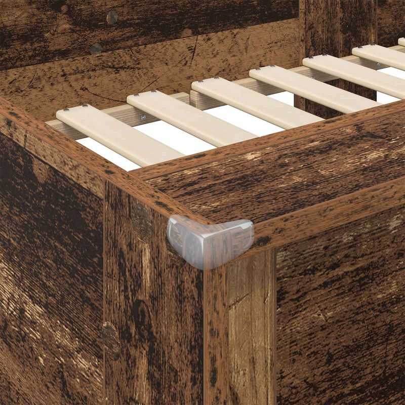 Casa si Gradina - Mobilier - Paturi si accesorii - Paturi - Pat Etajat pentru Copii Lemn vechi 80 x 200 cm Lemn compozit - Infinity.ro