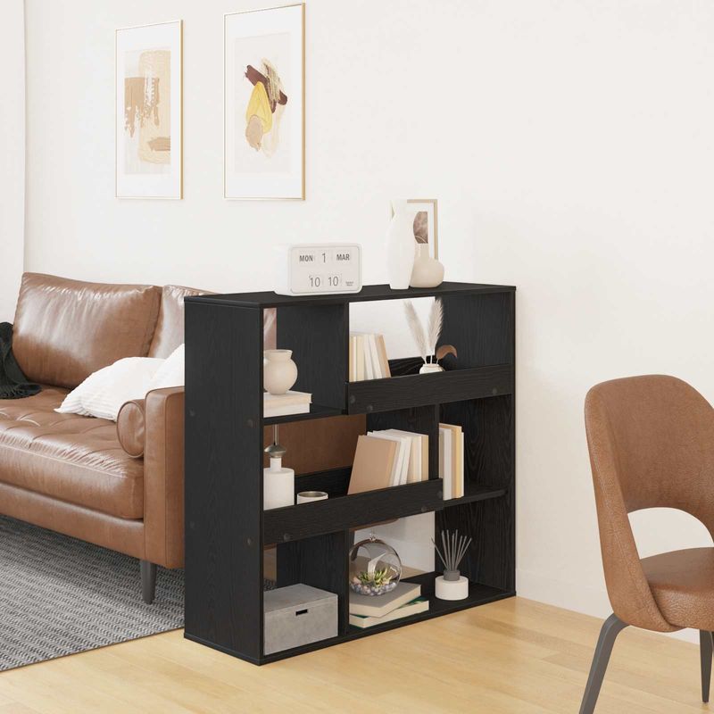 Casa si Gradina - Mobilier - Biblioteci si rafturi - Biblioteci - Raft de carti Stejar Negru 100 x 33 x 94,5 cm Lemn compozit - Infinity.ro