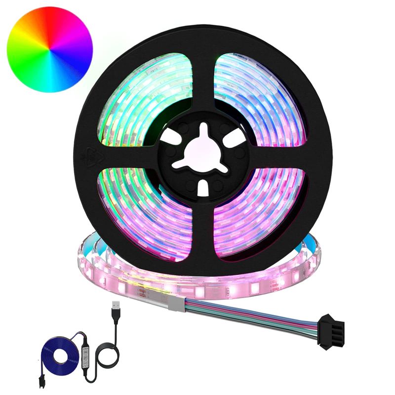 Casa si Gradina - Corpuri si surse de iluminat - Benzi LED - Banda LED 4 pcs Negru si transparent 170 x 0,8 x 0,3 cm - Infinity.ro
