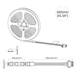 Casa si Gradina - Corpuri si surse de iluminat - Benzi LED - Banda LED 4 pcs Negru si transparent 90 x 0,8 x 0,3 cm - Infinity.ro