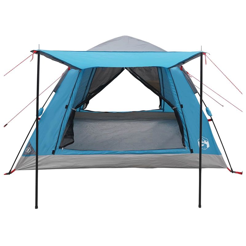 Sport si Outdoor - Camping - Corturi camping - Cort Instant cu depozitare albastru 205 x 205 x 143 cm Otel - Infinity.ro