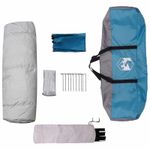 Sport si Outdoor - Camping - Corturi camping - Cort Instant cu depozitare albastru 205 x 205 x 143 cm Otel - Infinity.ro