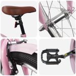 Sport si Outdoor - Ciclism - Biciclete pentru adulti - De oras - Bicicleta pentru Copii 20 Inci pentru 6-11 ani Roz deschis - Infinity.ro