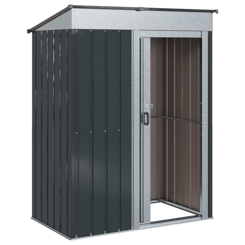 Casa si Gradina - Gradina si terasa - Casute de gradina - Magazii pentru gradina Antracit 137 x 81 x 180 cm Metal - Infinity.ro