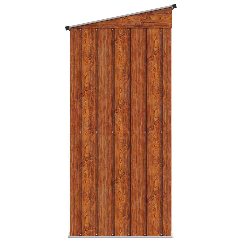 Casa si Gradina - Gradina si terasa - Casute de gradina - Magazii pentru gradina Maro 137 x 81 x 180 cm Metal - Infinity.ro
