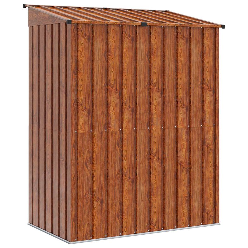 Casa si Gradina - Gradina si terasa - Casute de gradina - Magazii pentru gradina Maro 137 x 81 x 180 cm Metal - Infinity.ro