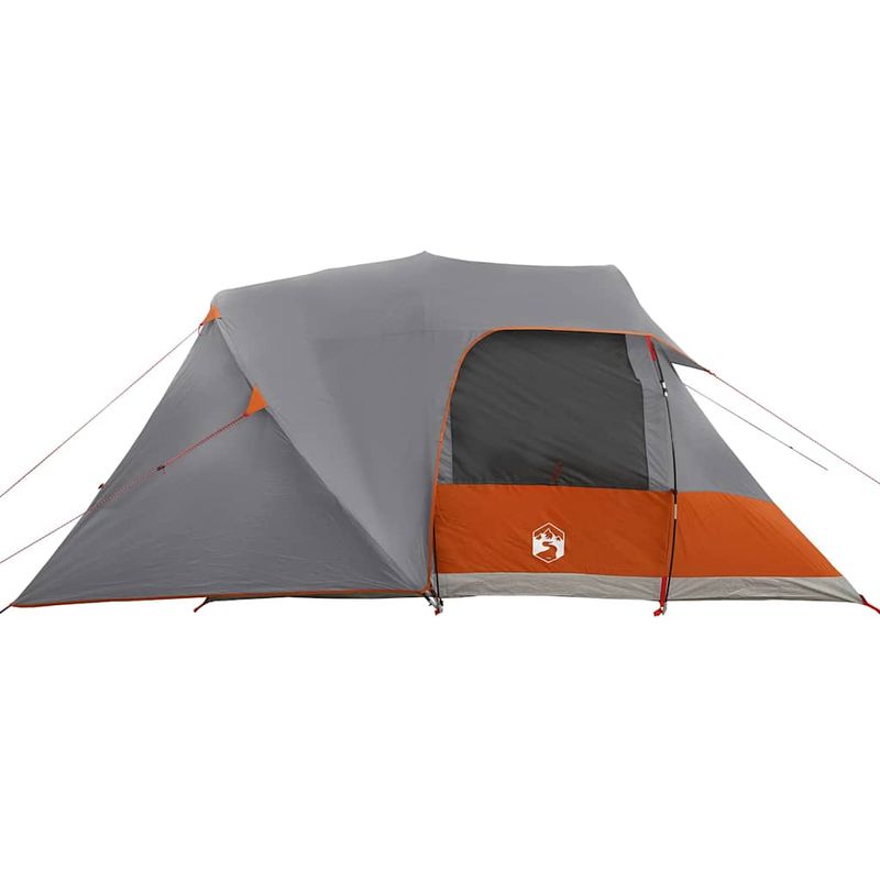 Sport si Outdoor - Camping - Corturi camping - Cort cu dome cu acoperis Gri si Portocalie 455 x 252 x 178 cm - Infinity.ro