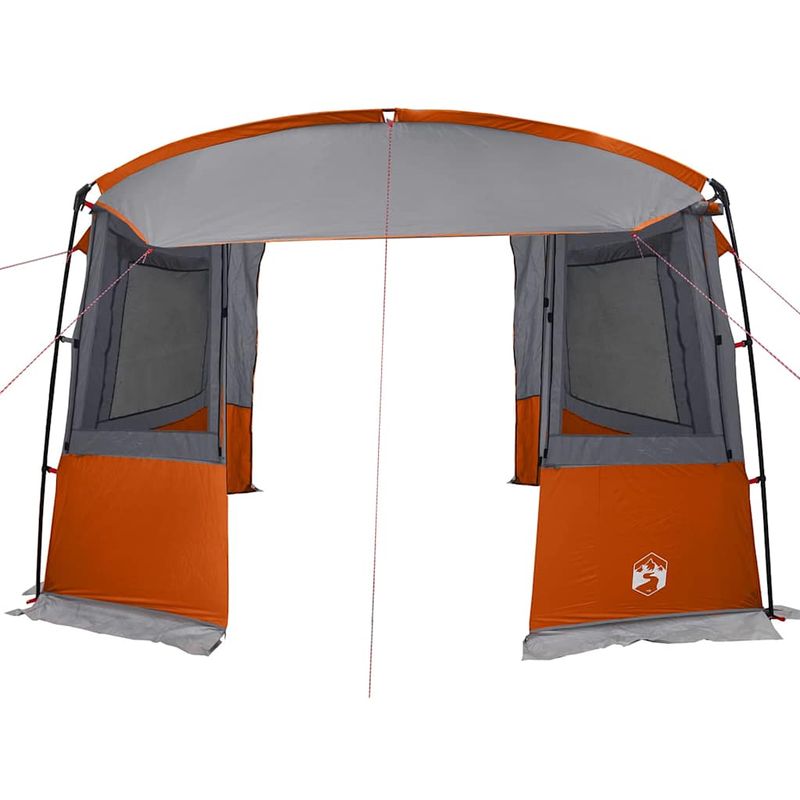 Sport si Outdoor - Camping - Corturi camping - Cort de spate pentru Caravana Dreptunghiular Gri si Portocalie - Infinity.ro