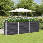 Casa si Gradina - Gradinarit si plante - Plante si ghivece - Ghivece si suporturi - Jardiniera Antracit 160 x 40 x 75 cm Otel - Infinity.ro