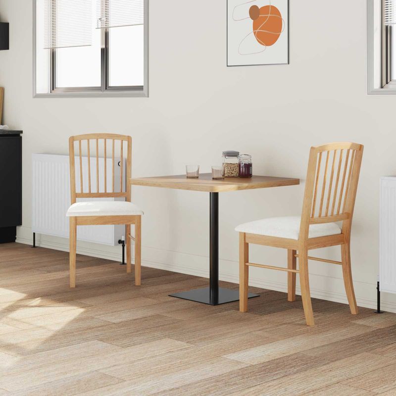 Casa si Gradina - Mobilier - Scaune si fotolii - Scaune - Scaune de dining 2 pcs natural 50 x 52,5 x 91 cm - Infinity.ro