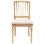 Casa si Gradina - Mobilier - Scaune si fotolii - Scaune - Scaune de dining 2 pcs natural 50 x 52,5 x 91 cm - Infinity.ro