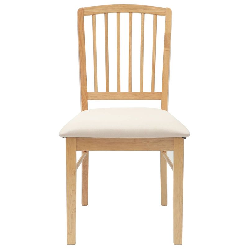 Casa si Gradina - Mobilier - Scaune si fotolii - Scaune - Scaune de dining 2 pcs natural 50 x 52,5 x 91 cm - Infinity.ro